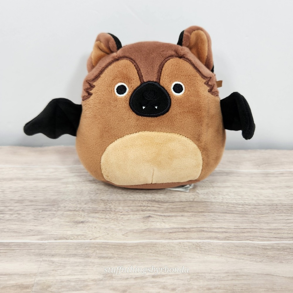 Original Squishmallows 5" Mario The German Shepherd With Bat Wings